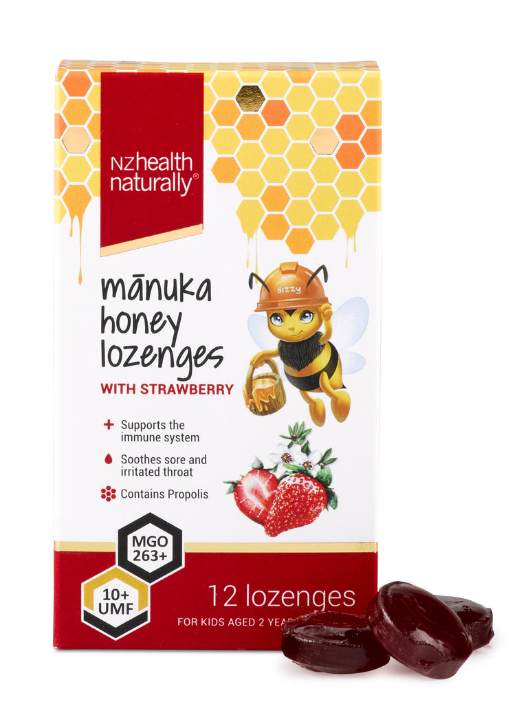 UMF 10+ Mānuka Honey Lozenges - Strawberry